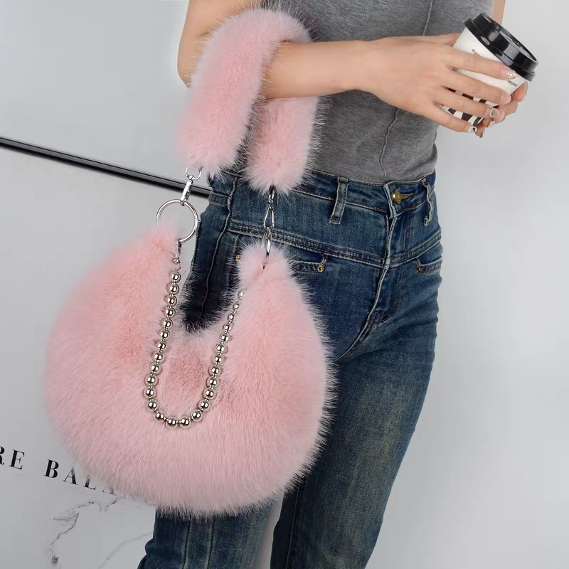 Fur Plush Shoulder Bag